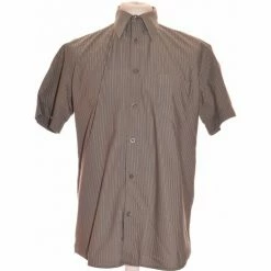 Devred Chemise Manches Courtes 40 - T3 - L for Chemises Couleur Gris