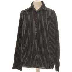 Devred Chemise Manches Longues 46 - T6 - Xxl for Chemises Couleur Noir