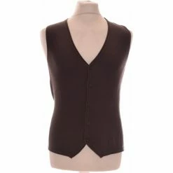 Devred Gilet Homme 36 - T1 - S for Pulls & Gilets Couleur Marron