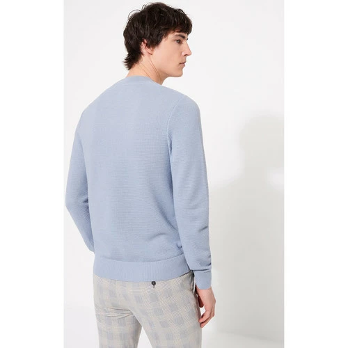 Devred Pull col V for Pulls & Gilets Couleur Gris Bleu – Image 3