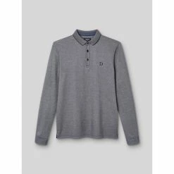 Devred Polo manches longues homme basic for T-shirts & Polos Couleur Navy Fonce