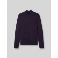 Devred Pull col montant en mélange viscose for Pulls & Gilets Couleur Aubergine Fonce