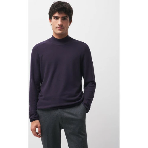 Devred Pull col montant en mélange viscose for Pulls & Gilets Couleur Aubergine Fonce – Image 2