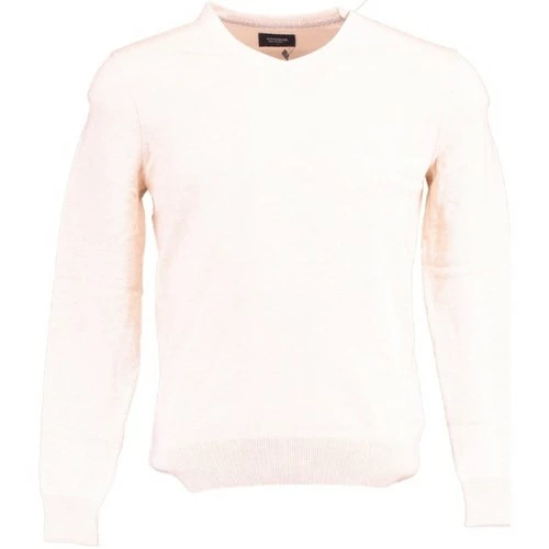 Devred Pull col V en Coton Bio for Pulls & Gilets Couleur Ecru