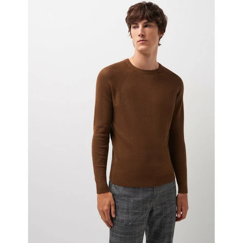 Devred Pull col rond en mélange viscose for Pulls & Gilets Couleur Baileys – Image 2