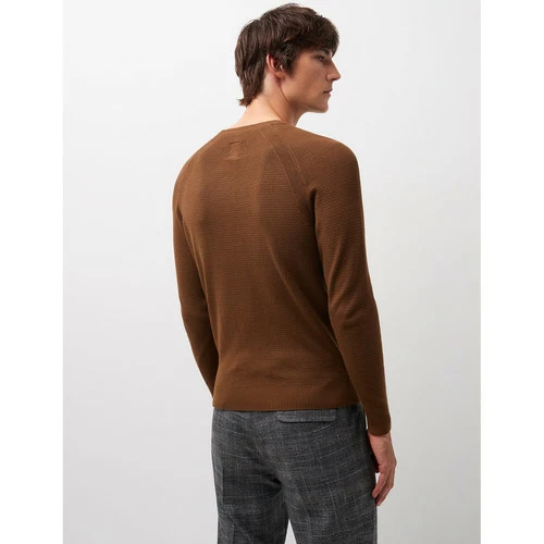 Devred Pull col rond en mélange viscose for Pulls & Gilets Couleur Baileys – Image 3