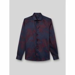 Devred Chemise ville imprimée for Chemises Couleur Marine Sombre