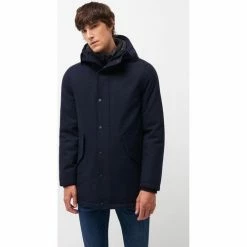 Devred Parka imperméable en drap de laine for Manteaux Couleur Dark Navy