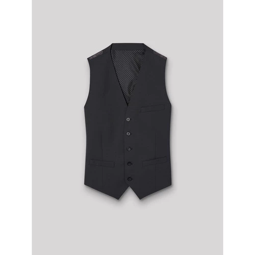 Devred Gilet coordonnable stretch uni for Costumes et cravates Couleur Anthracite