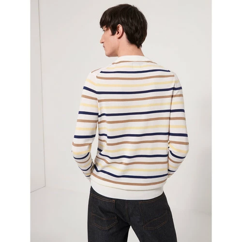 Devred Pull col rond en Coton Bio for Pulls & Gilets Couleur Blanc Neige – Image 3