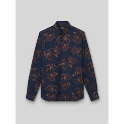 Devred Chemise ville imprimée for Chemises Couleur Marine Sombre