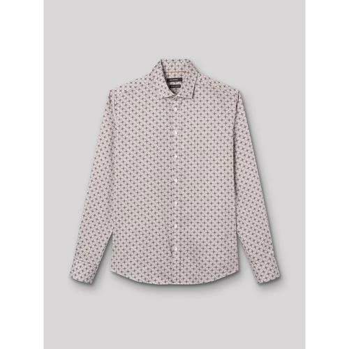 Devred Chemise extraslim géométrique for Chemises Couleur Prune