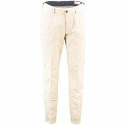 Devred Chino slim en coton élasthane fleuri for Pantalons Couleur Beige Sable