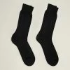 Devred Lot de 2 paires de chaussettes uni for Chaussettes et collants Couleur Noir