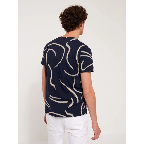 Devred Tee shirt en coton imprimé for T-shirts & Polos Couleur Bleu Medieval – Image 3