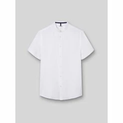 Devred Chemise à manches courtes slim rayée for Chemises Couleur Blanc