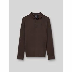 Devred Polo à manches longues bicolor for T-shirts & Polos Couleur Marronier