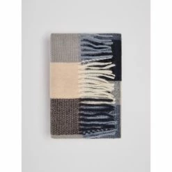 Devred Echarpe homme Ă carreaux for Accessoires textile Couleur Bleu Capitaine