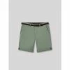 Devred Bermuda casual homme uni for Shorts & Bermudas Couleur Vert Doux
