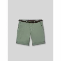 Devred Bermuda casual homme uni for Shorts & Bermudas Couleur Vert Doux