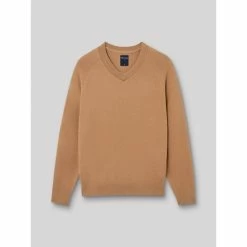 Devred Pull col V en Viscose Certifiée for Pulls & Gilets Couleur Officier