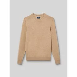 Devred Pull col rond en Coton Bio for Pulls & Gilets Couleur Sand