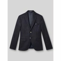 Devred Veste extraslim en laine 120's for Costumes et cravates Couleur Dark Navy