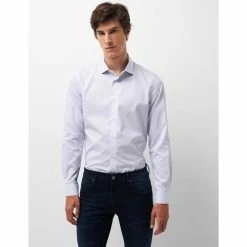 Devred Chemise extraslim repassage superflu for Chemises Couleur Bleu Ombre