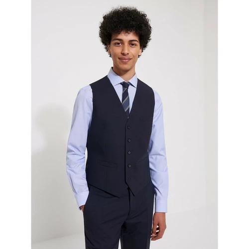 Devred Gilet coordonnable bi-stretch uni for Costumes et cravates Couleur Dark Navy – Image 2