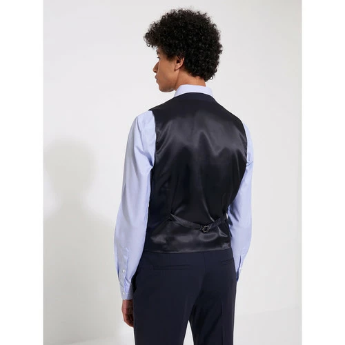 Devred Gilet coordonnable bi-stretch uni for Costumes et cravates Couleur Dark Navy – Image 3