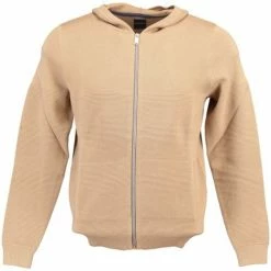 Devred Cardigan zippé en Coton for Pulls & Gilets Couleur Beige Chaud