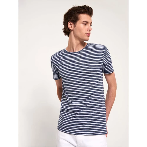 Devred Tee shirt en coton majoritaire rayé for T-shirts & Polos Couleur Blanc – Image 2