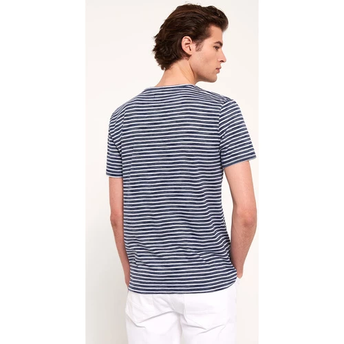 Devred Tee shirt en coton majoritaire rayé for T-shirts & Polos Couleur Blanc – Image 3