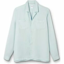 Devred Chemise regular unie Lyocell for Chemises Couleur Bleu Malibu