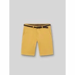 Devred Bermuda casual homme uni for Shorts & Bermudas Couleur Vert Anis