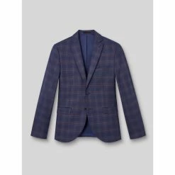 Devred Veste coordonnable prince de galles for Costumes et cravates Couleur Prune