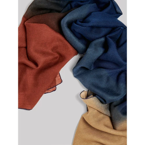 Devred Echarpe 100% polyester faux uni for Accessoires textile Couleur Bleu Medieval – Image 2