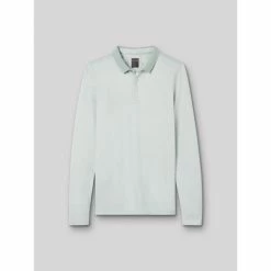 Devred Polo manches longues uni for T-shirts & Polos Couleur Vert Abyss