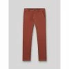Devred Chino slim en coton élasthane for Pantalons Couleur Briquette