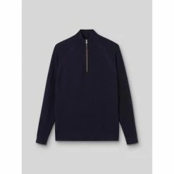 Devred Pull col montant en mélange viscose for Pulls & Gilets Couleur Deep Blue