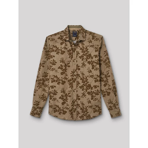 Devred Chemise extraslim végétale for Chemises Couleur Mousse