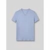 Devred Tee shirt col v chiné for T-shirts & Polos Couleur Bleu Ciel