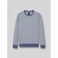 Devred Pull col rond en Coton - Viscose for Pulls & Gilets Couleur Bleu Acier