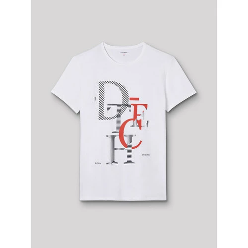 Devred Tee shirt imprimé Dtech for T-shirts & Polos Couleur Blanc