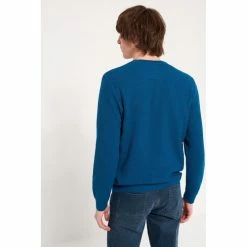 Devred Pull col rond for Pulls & Gilets Couleur Bleu Ocean