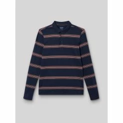 Devred Polo manches longues rayé for T-shirts & Polos Couleur Navy Fonce