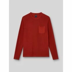 Devred Pull col rond en Coton for Pulls & Gilets Couleur Rouge Raspberry