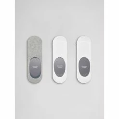 Devred Lot de 3 protège-pieds  uni for Chaussettes et collants Couleur Blanc