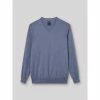 Devred Pull col V en Coton for Pulls & Gilets Couleur Bleu Acier