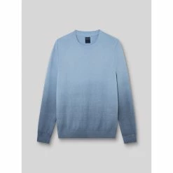 Devred Pull col rond en Coton for Pulls & Gilets Couleur Bleu Acier